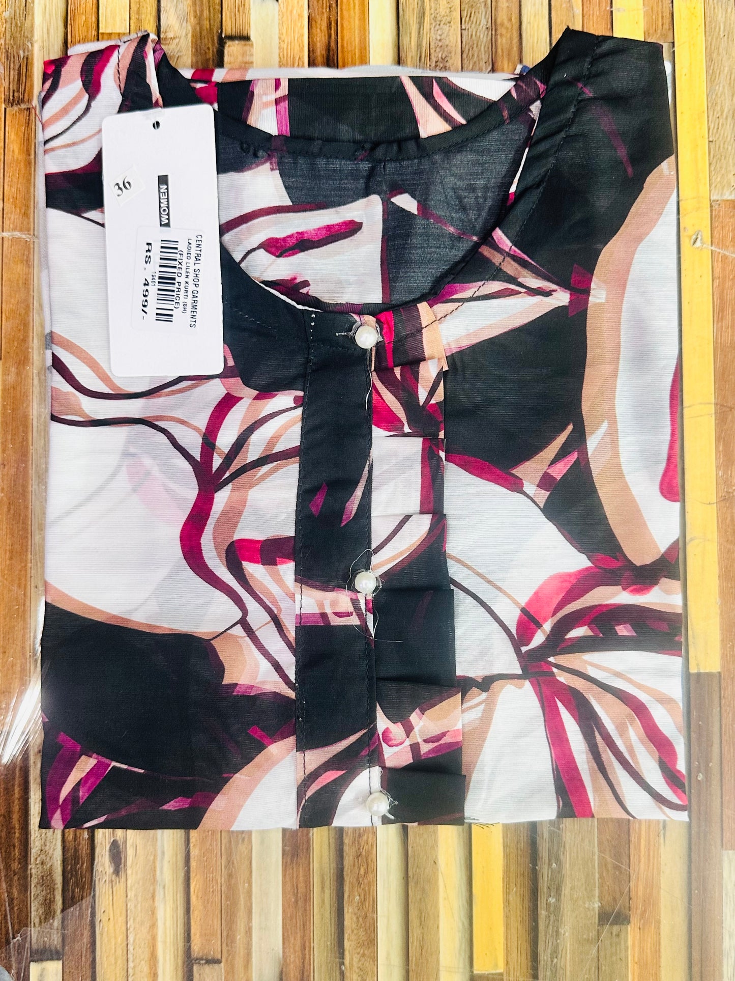 Elegant Ladies Printed Kurti – Free Size (M–L) | Stylish Everyday Wear