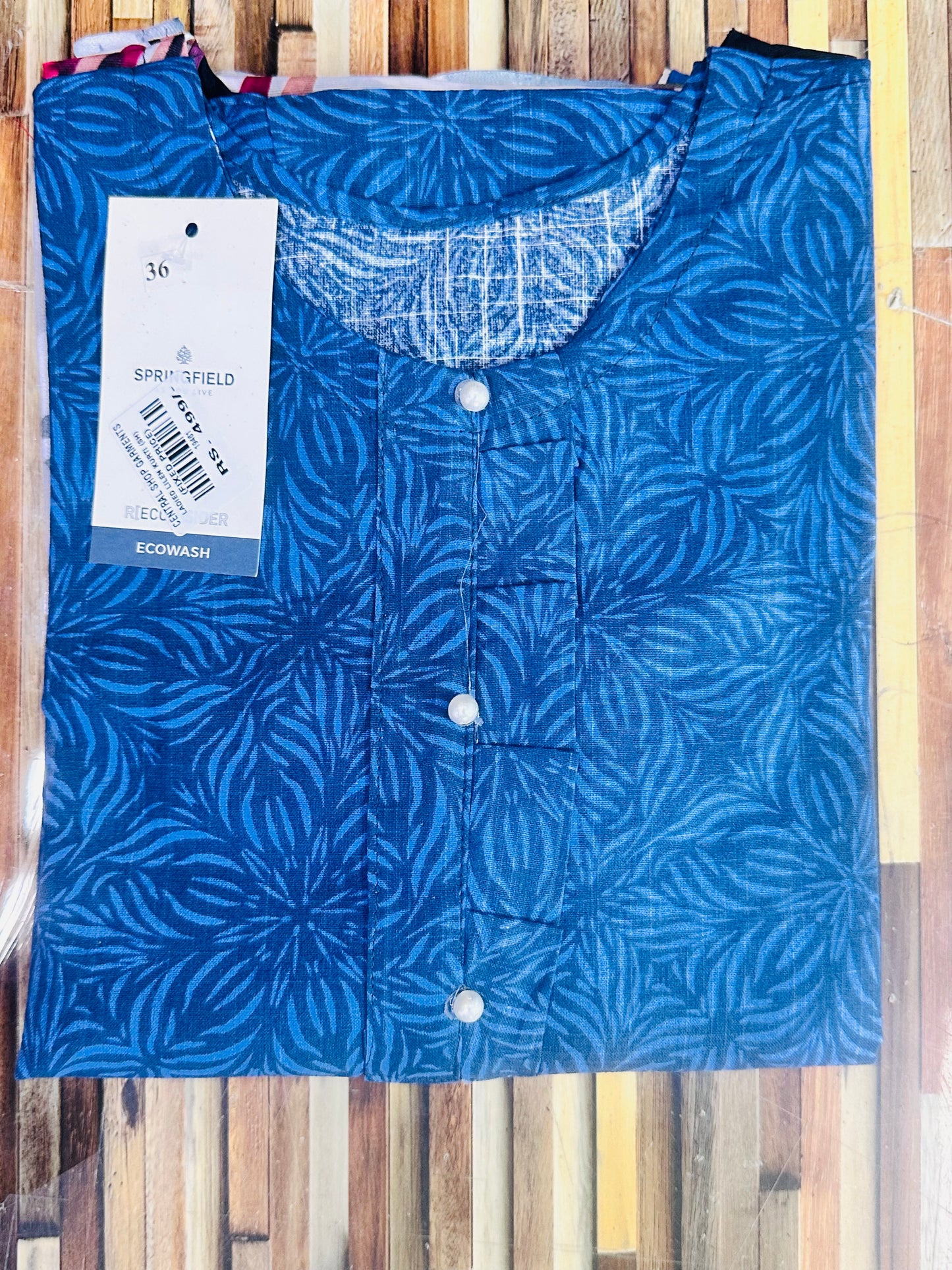Elegant Ladies Printed Kurti – Free Size (M–L) | Stylish Everyday Wear