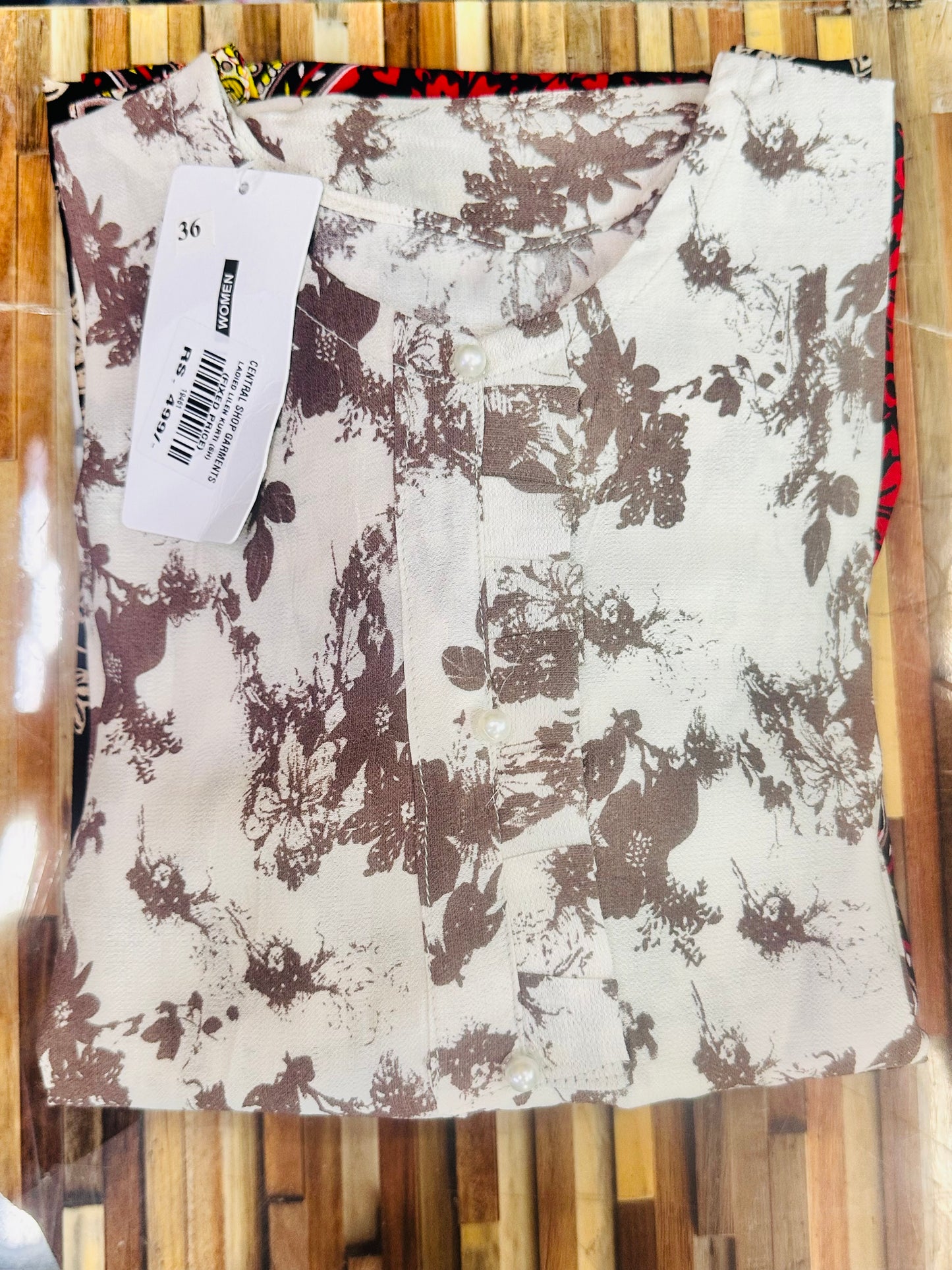 Elegant Ladies Printed Kurti – Free Size (M–L) | Stylish Everyday Wear