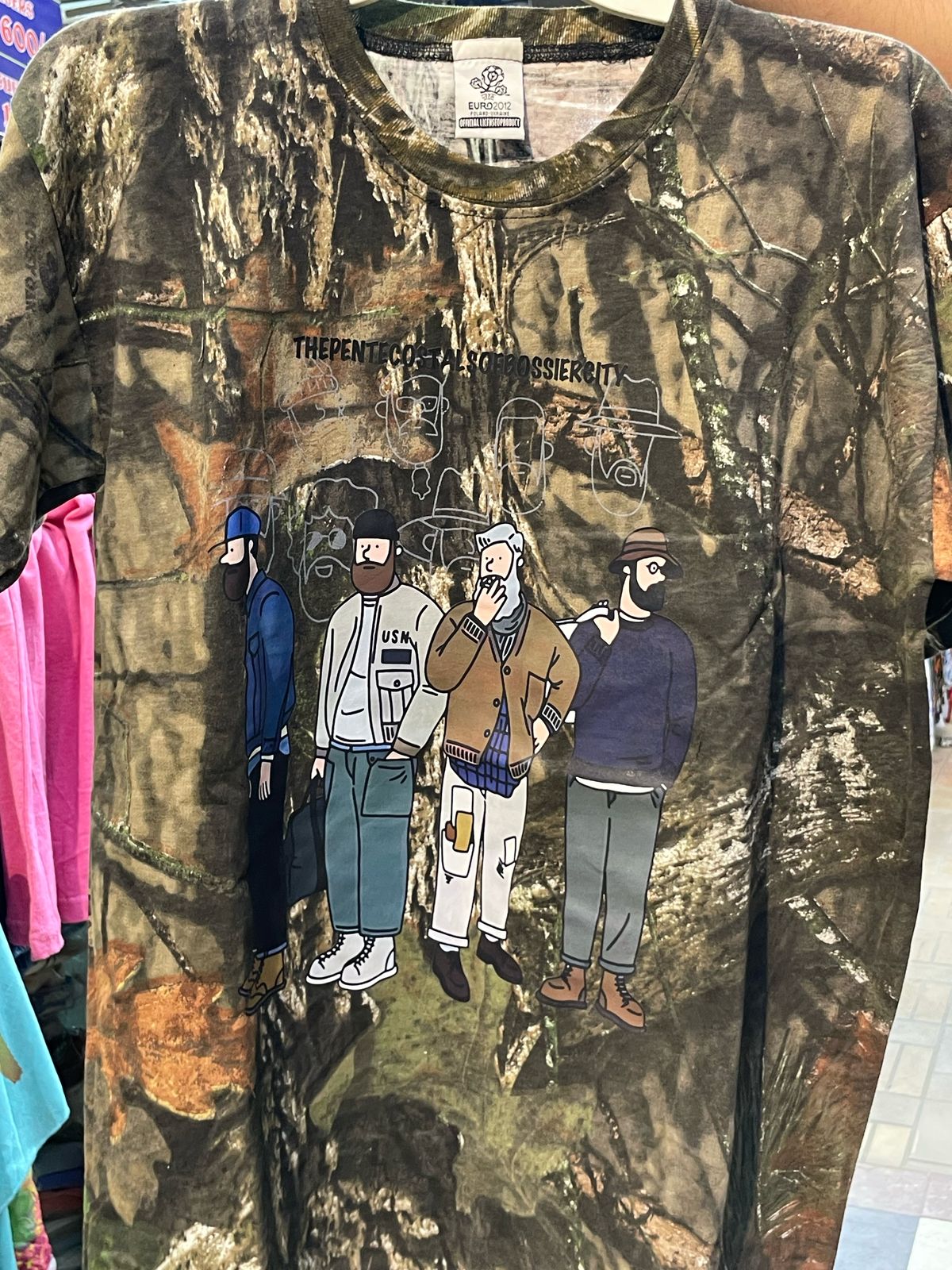 The "Gossier City Crew" Oversized Camo Tee