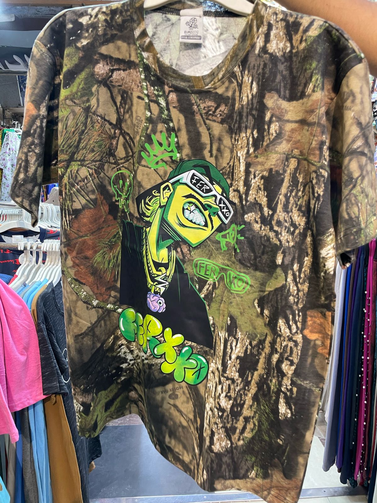 The "Gossier City Crew" Oversized Camo Tee
