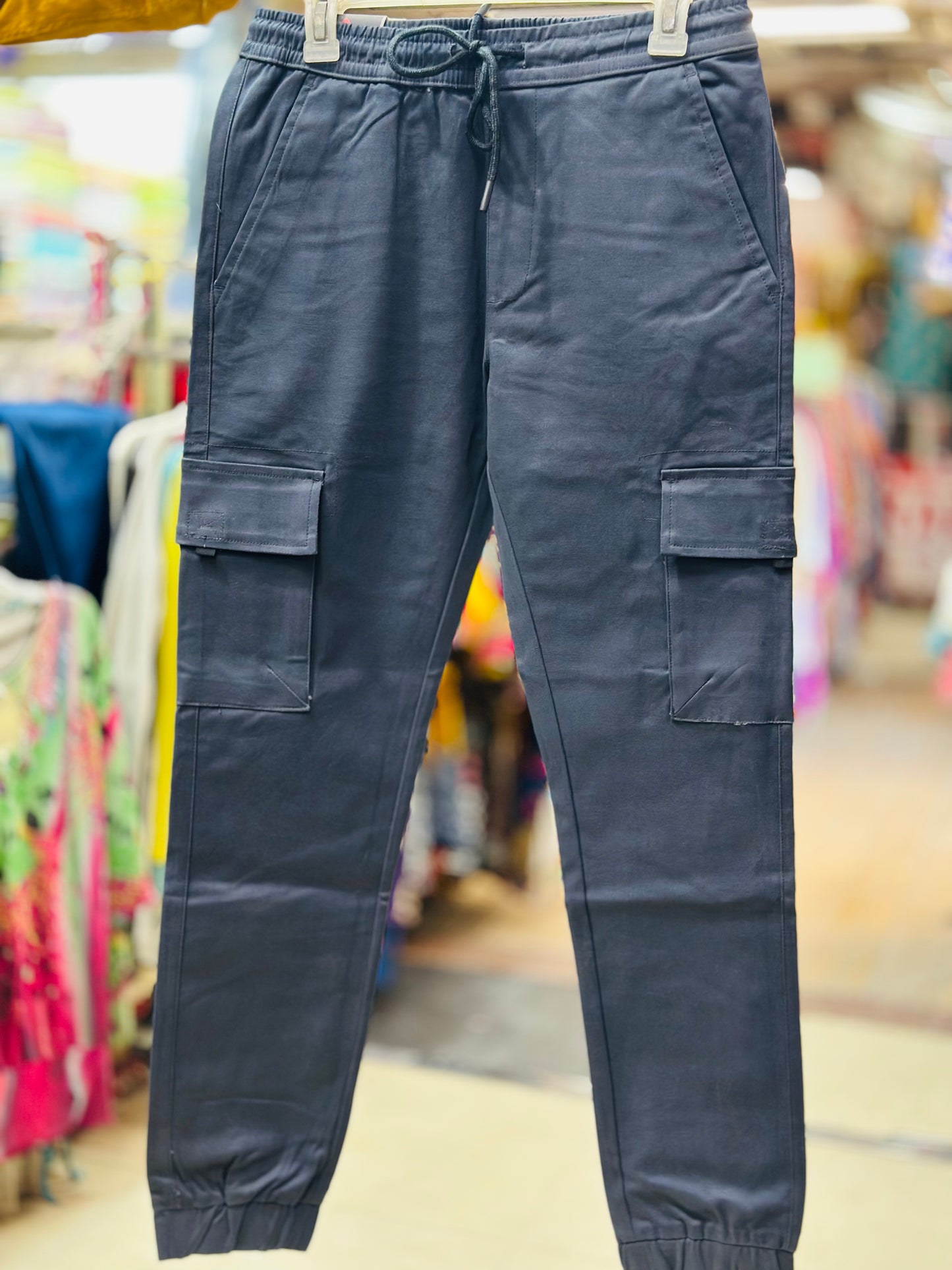Stretch Cotton Cargo Pants - Multiple Colors