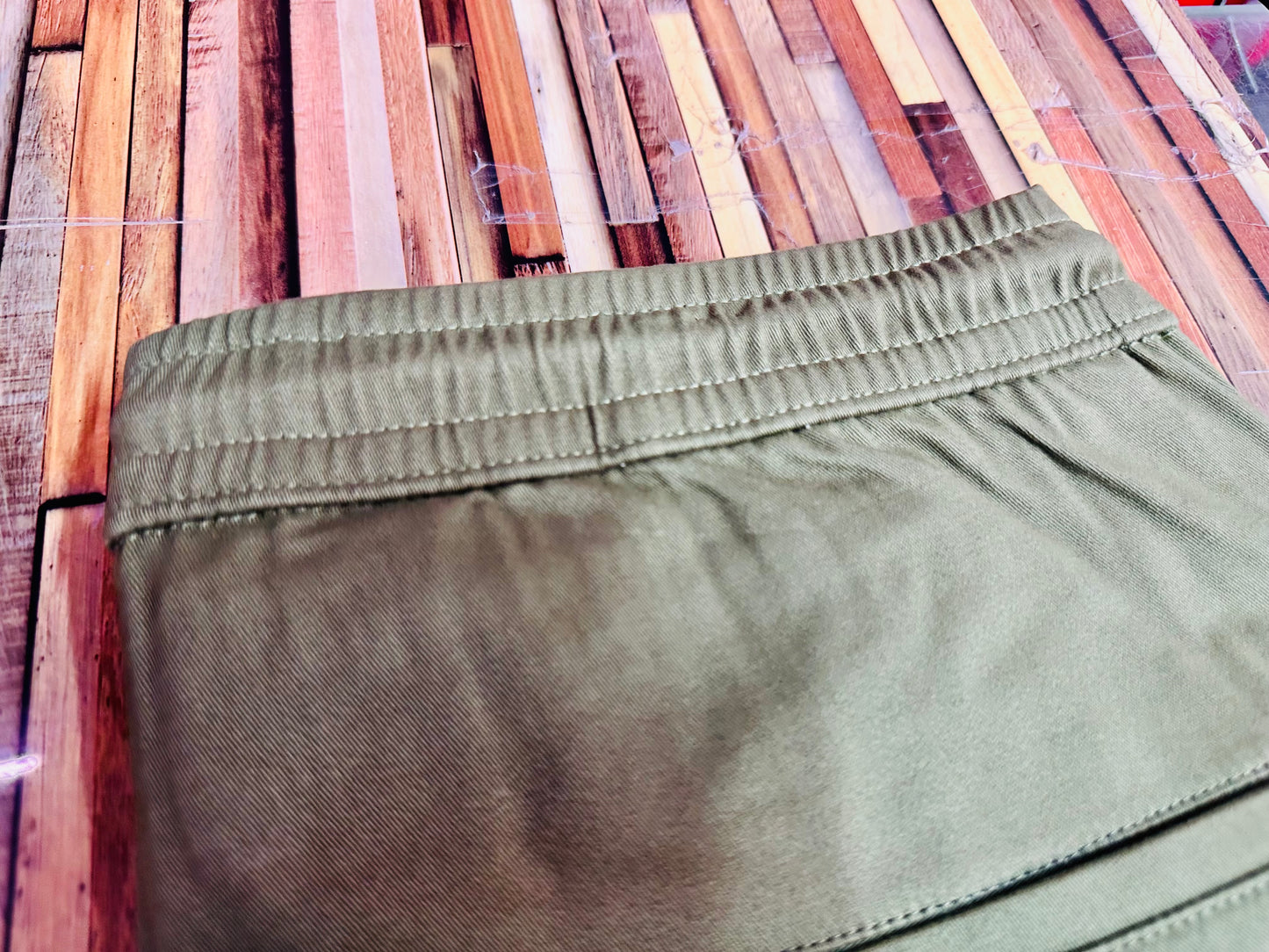 Stretch Cotton Cargo Pants - Multiple Colors