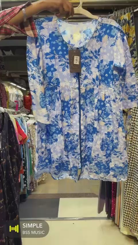 Ladies Long Frock – Casual & Picnic Wear | Cotton & Linen | Multiple Prints